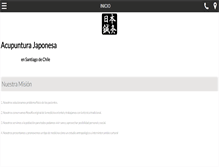 Tablet Screenshot of acupunturajaponesa.cl